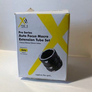 Pro Series Auto Focus Macro Extension Tube For Sony 13mm /20mm/36mm Tube Set *